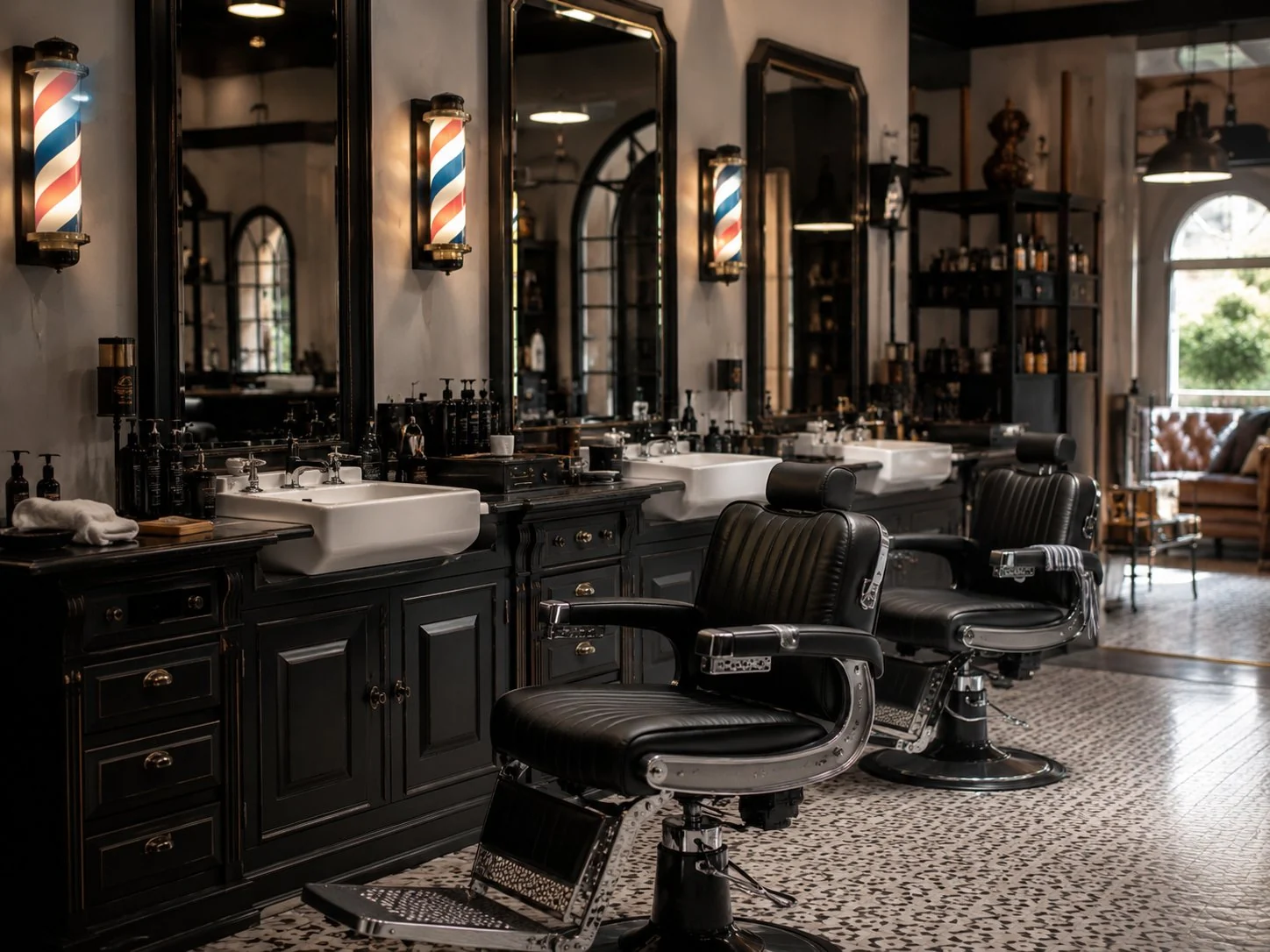 Interno barbershop