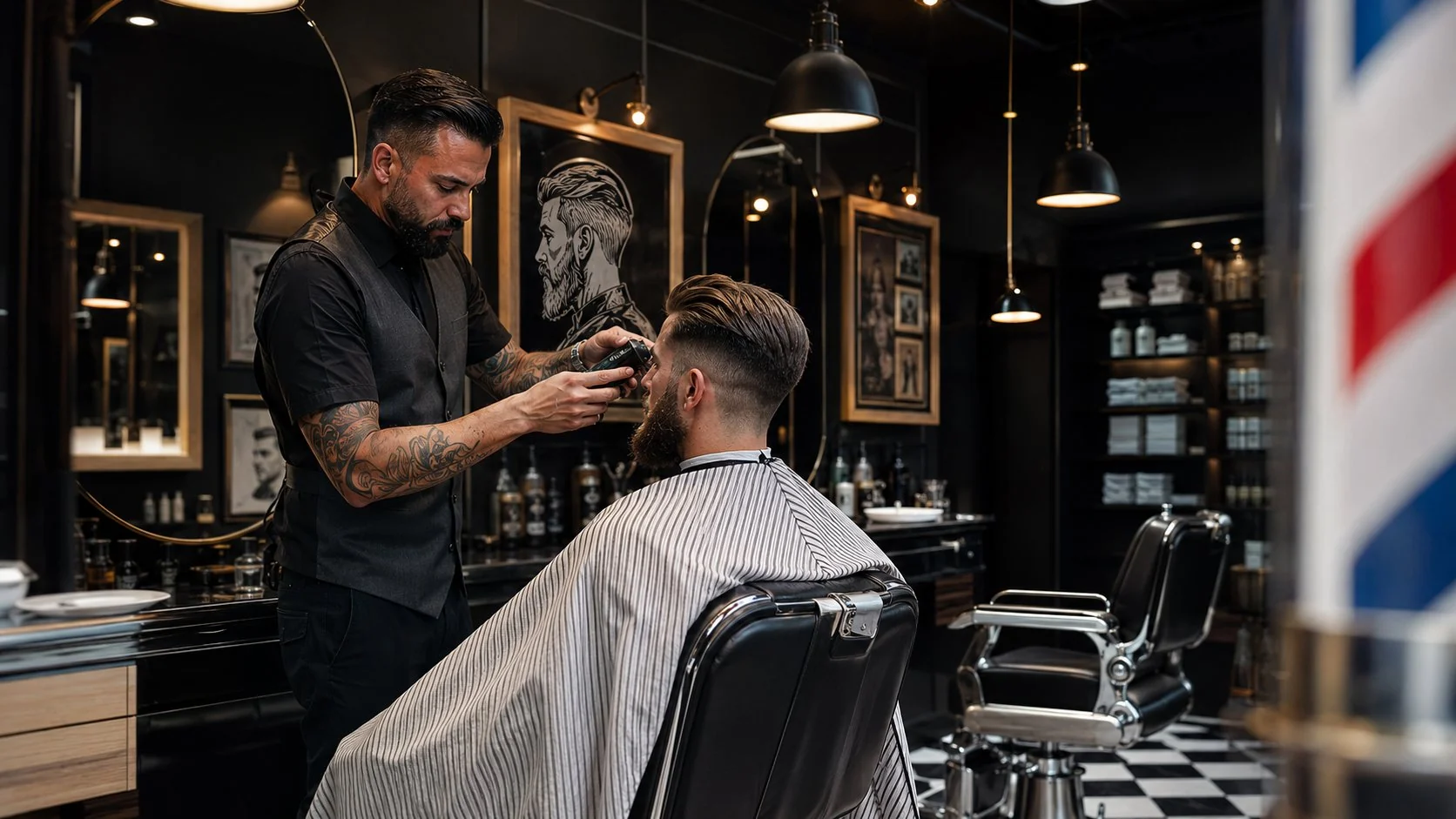 Taglio al Barber Shop Marrakech